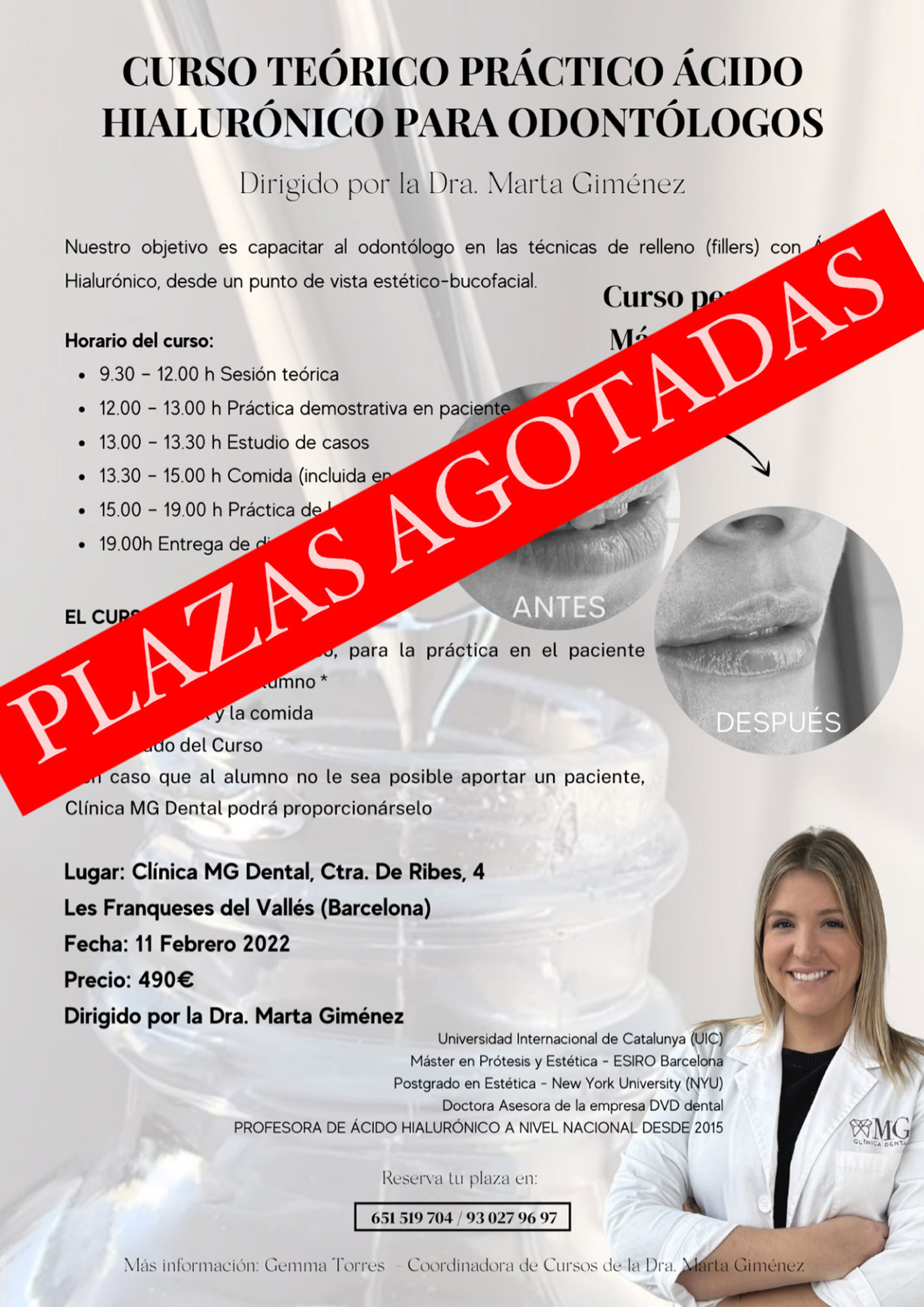 Curso teórico práctico ácido hialaurónico